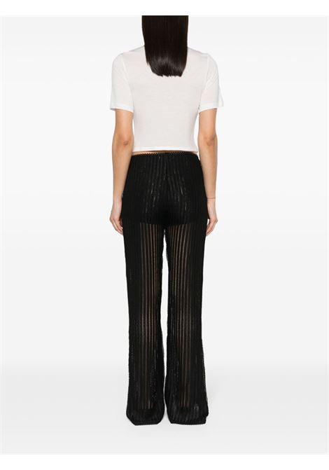 T-shirt con fiocco in bianco di Simone Rocha - donna SIMONE ROCHA | 52230571IVRY